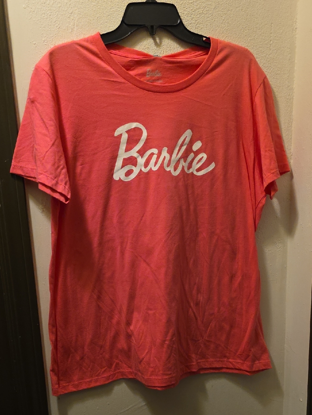 Barbie Hot Pink Logo Tee From Unique Vintage NWT  3X